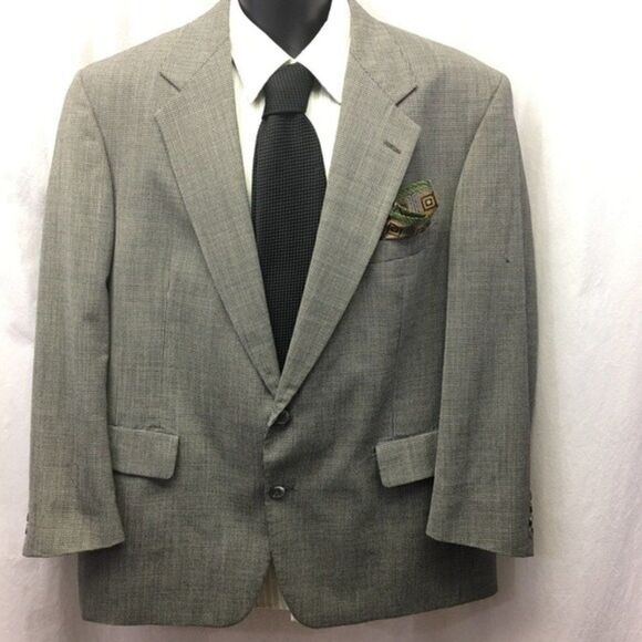 GANT Sport Coat Pure Wool Houndstooth 2 Button - Picture 1 of 8